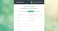 Desktop Screenshot of ethnostyle.com